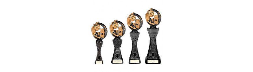 RENEGADE II TOWER BASKETBALL AWARD - 4 SIZES - 25CM TO 33CM RENEGADE II TOWER BASKETBALL AWARD - 4 SIZES - 25CM TO 33CM